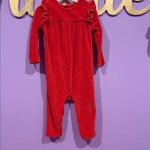 Ralph Lauren Red Baby Outfit